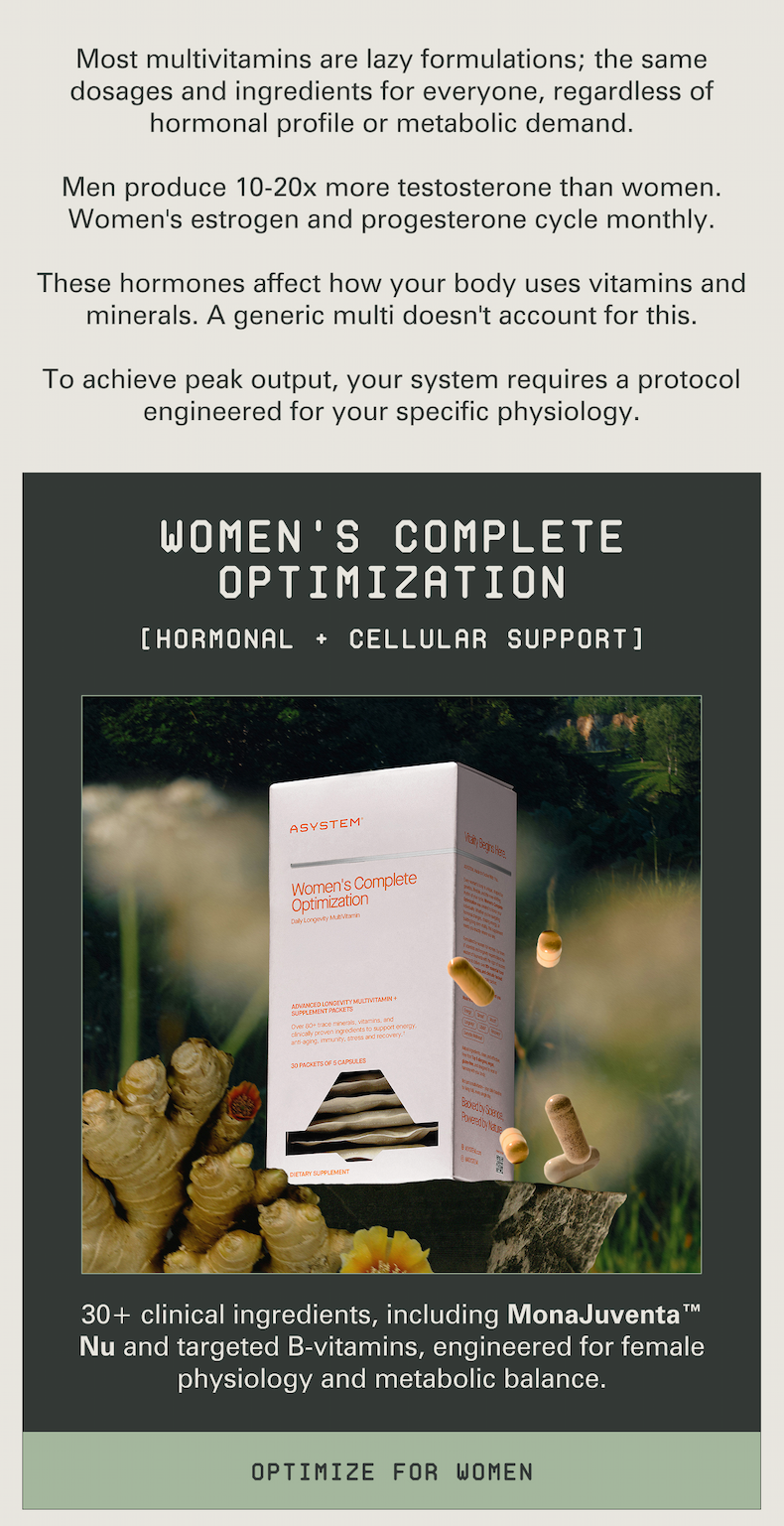 womens complete optimization