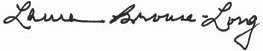 Signature Image of Laura Brouse-Long