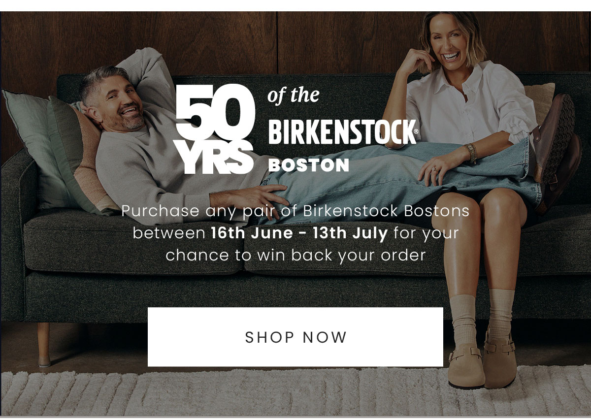 BIRKENSTOCK BOSTON 50 YEARS