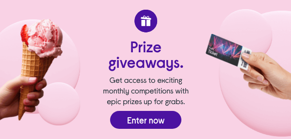Prize giveaways.