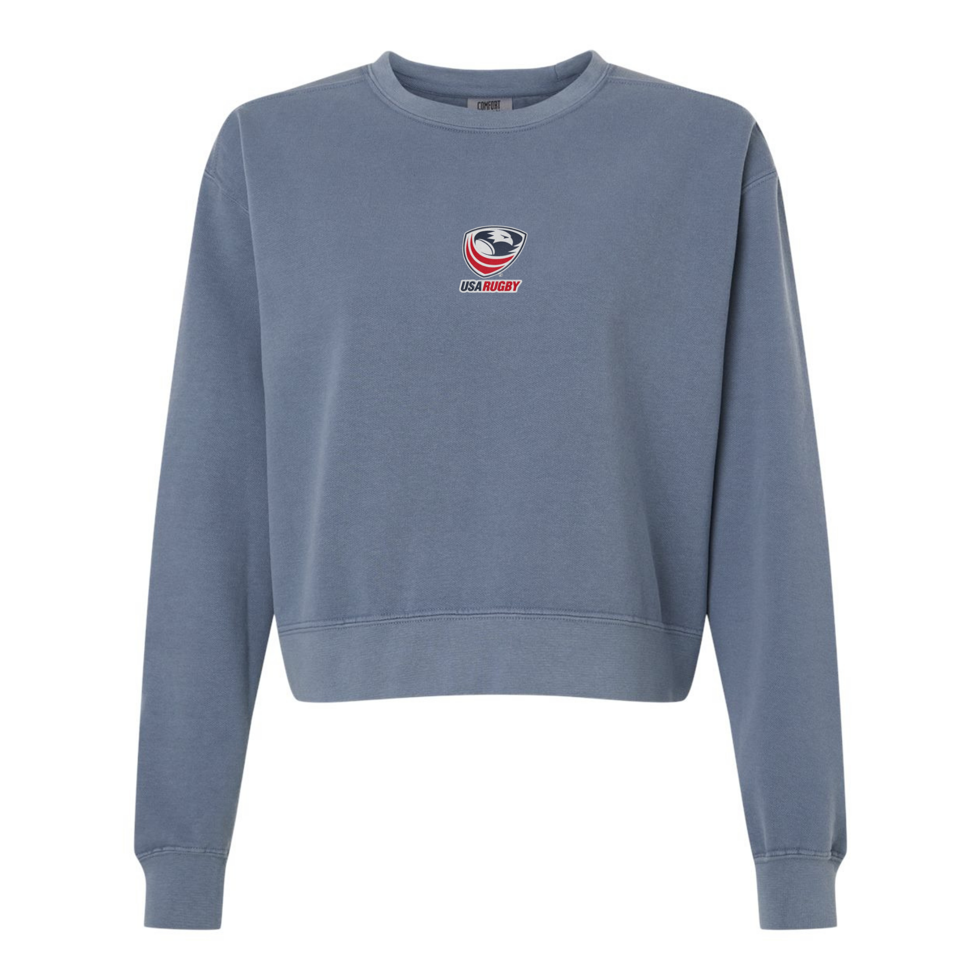 Image of Women's USA Rugby Mid-Length Crewneck Sweatshirt