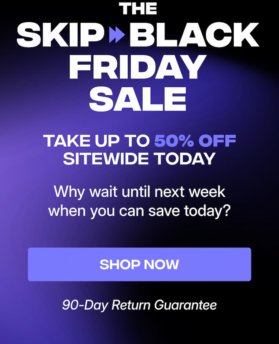 Take up to 50% off sitewide today