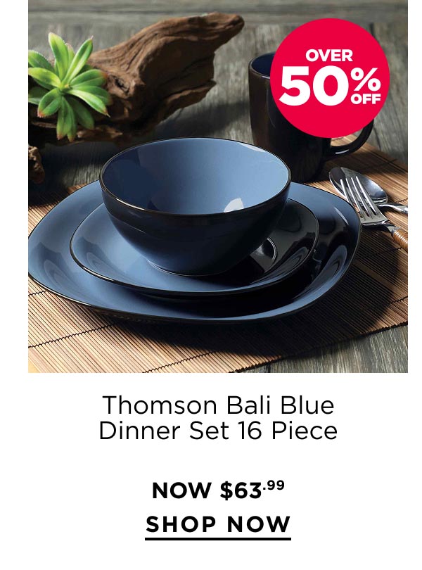 ThomsonBali Blue Dinner Set 16 Piece