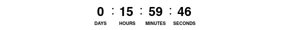 72 Hour Countdown Timer
