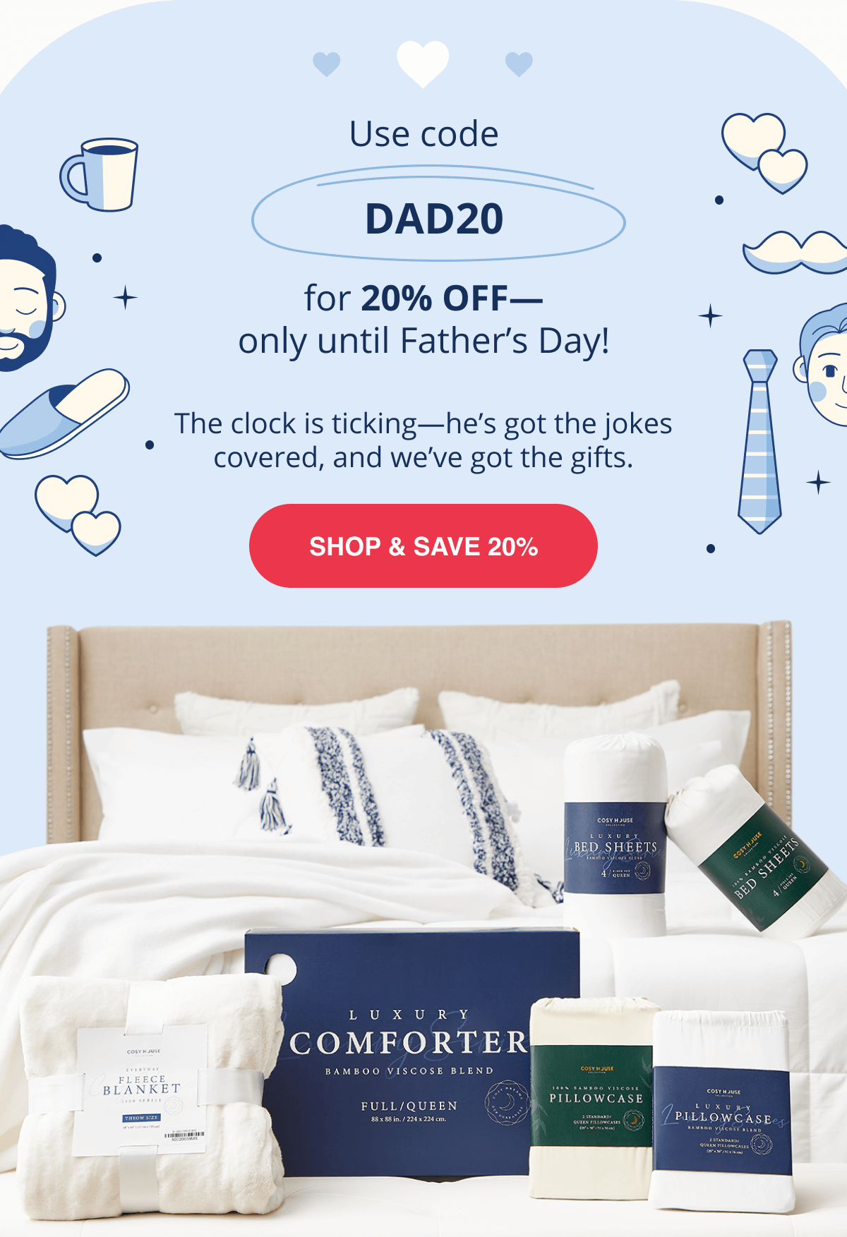 SHOP & SAVE 20%