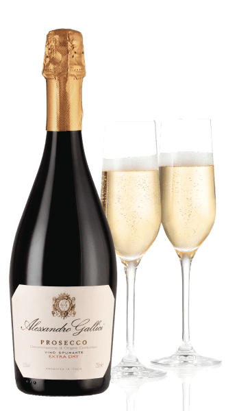 Free Prosecco + free flutes