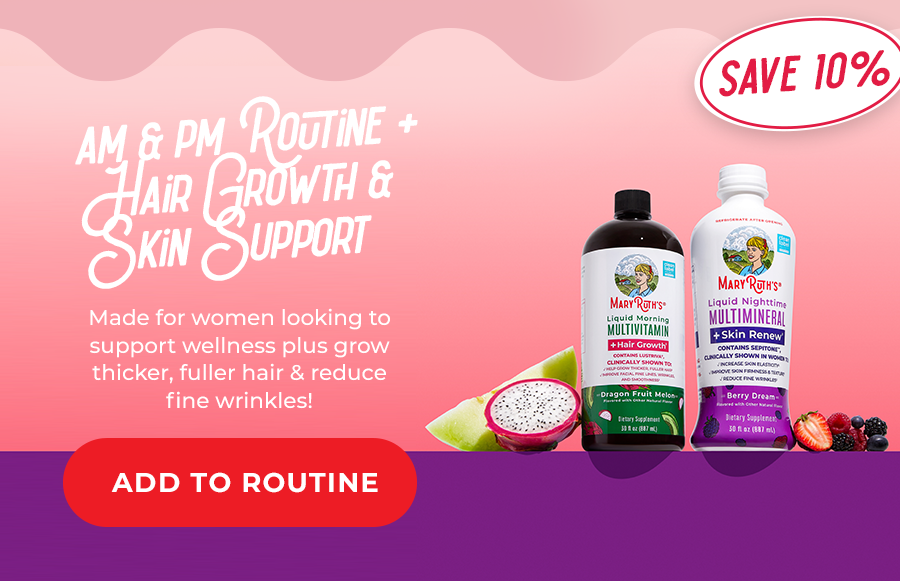 AM & PM Routine + Hair Growth & Skin Support