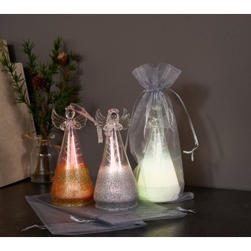 Mr. Christmas Set of 3 Mixed Metallic Fiber Optic Ornaments