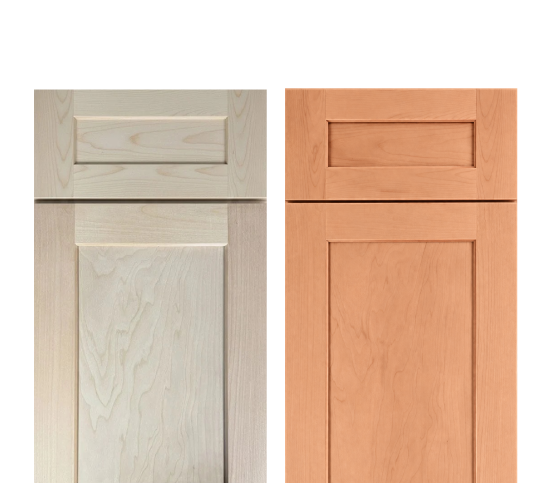 Unfinished cabinet color options