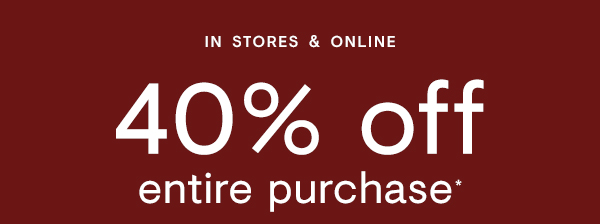 40% off