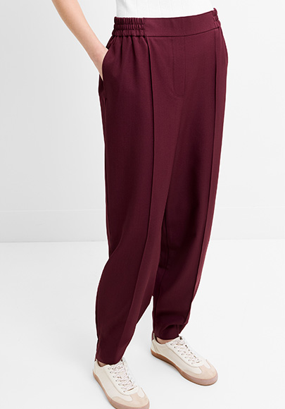 Twyla Tailored Barrel Leg Trousers