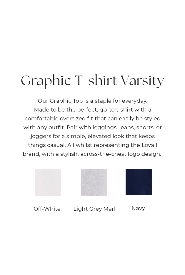GRAPHIC T-SHIRT VARSITY DESCRIPTION
