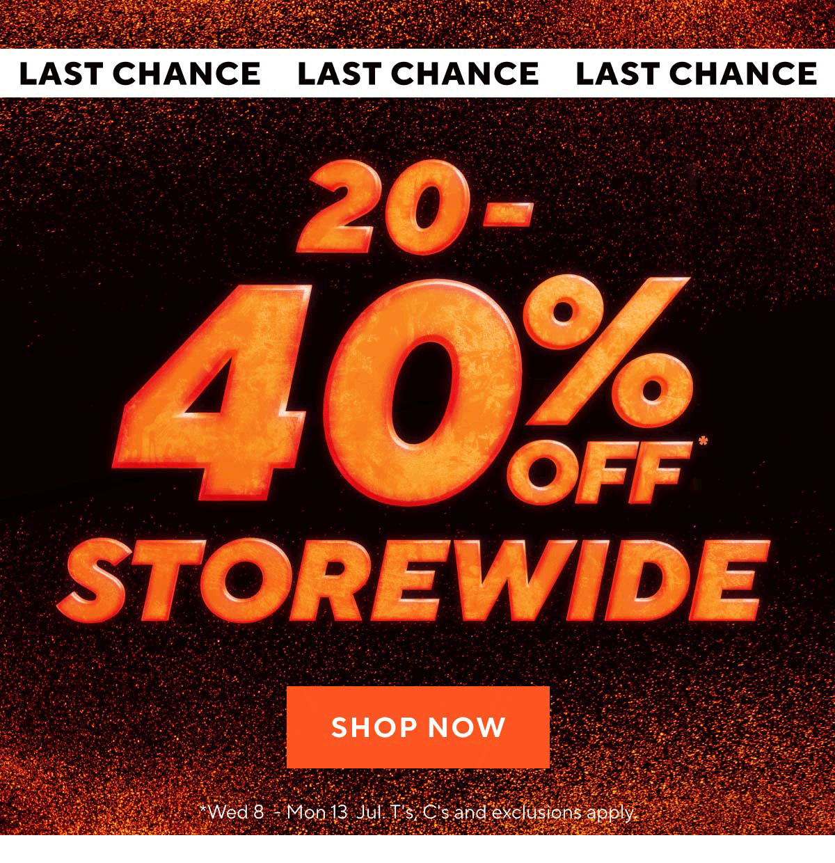 20-40% Off Deals Storewide