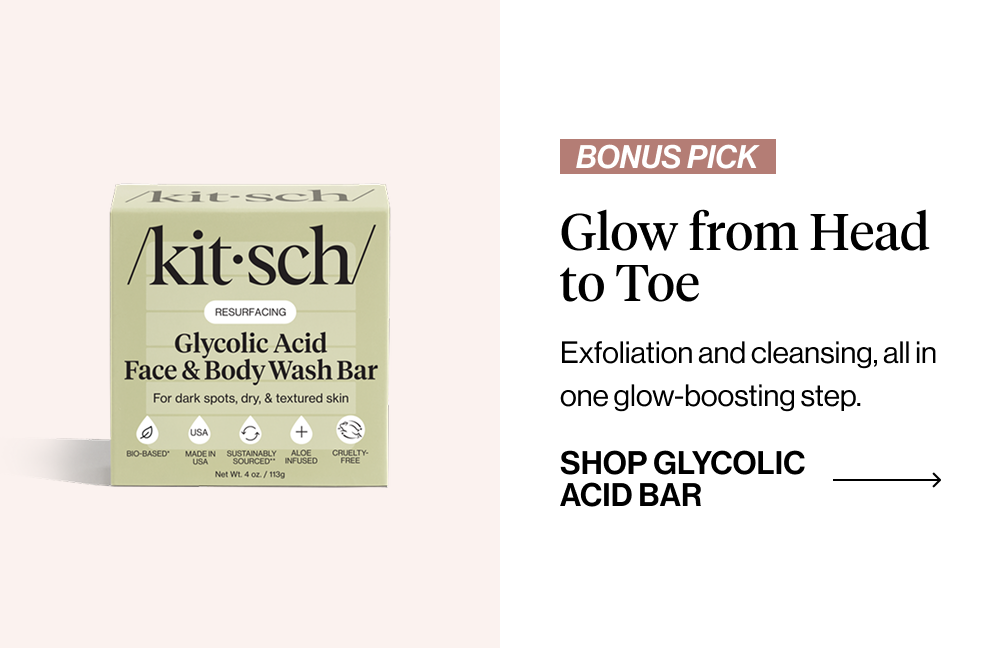 Glow from Head to Toe. Exfoliation and cleansing, all in one glow-boosting step.