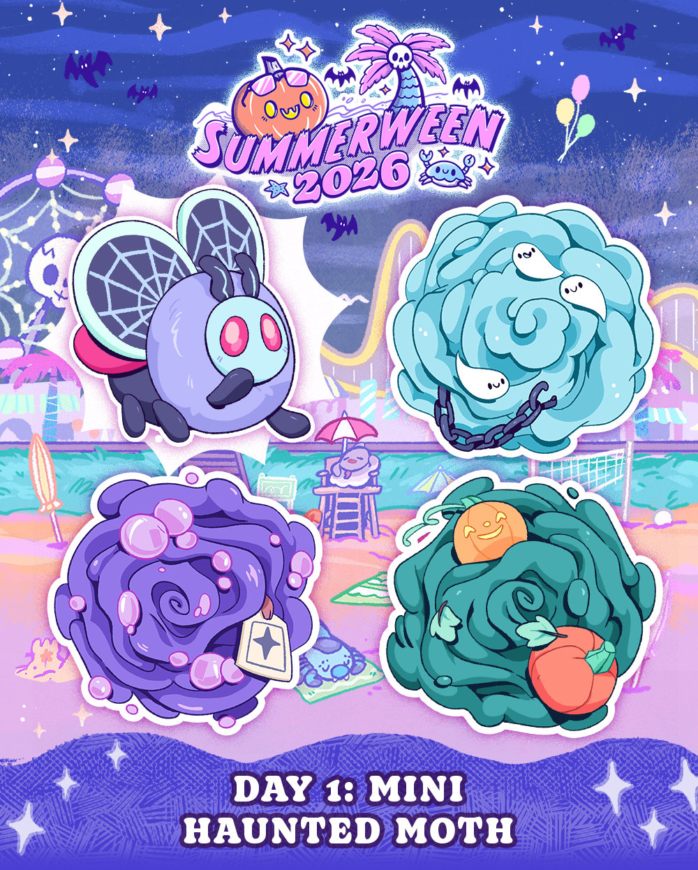 Summerween 2026 Day 1: Mini Haunted Moth