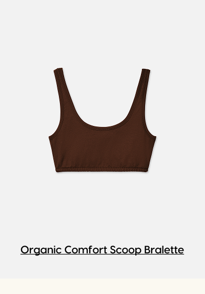 Organic Comfort Scoop Bralette