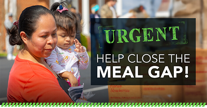 URGENT: Help close the meal gap!