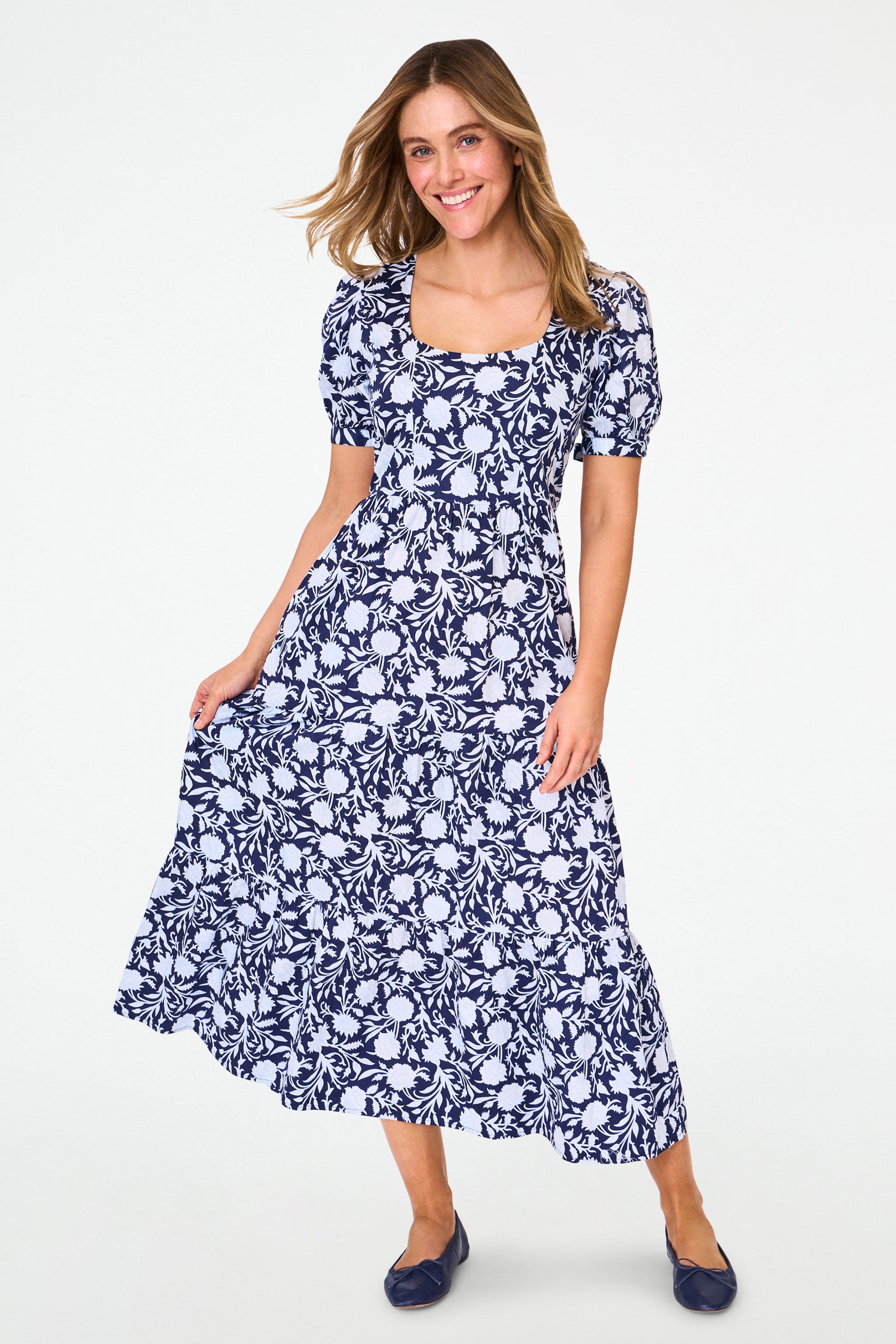 Image of Morris Floral Scarlett Dress