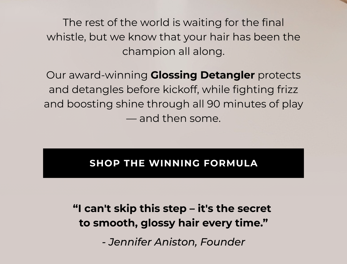 SHOP THE WINNING FORMULA
