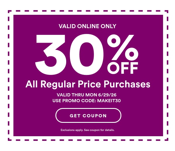 Coupon shown - Click here to get your coupon - Exclusions apply. See coupon for details.