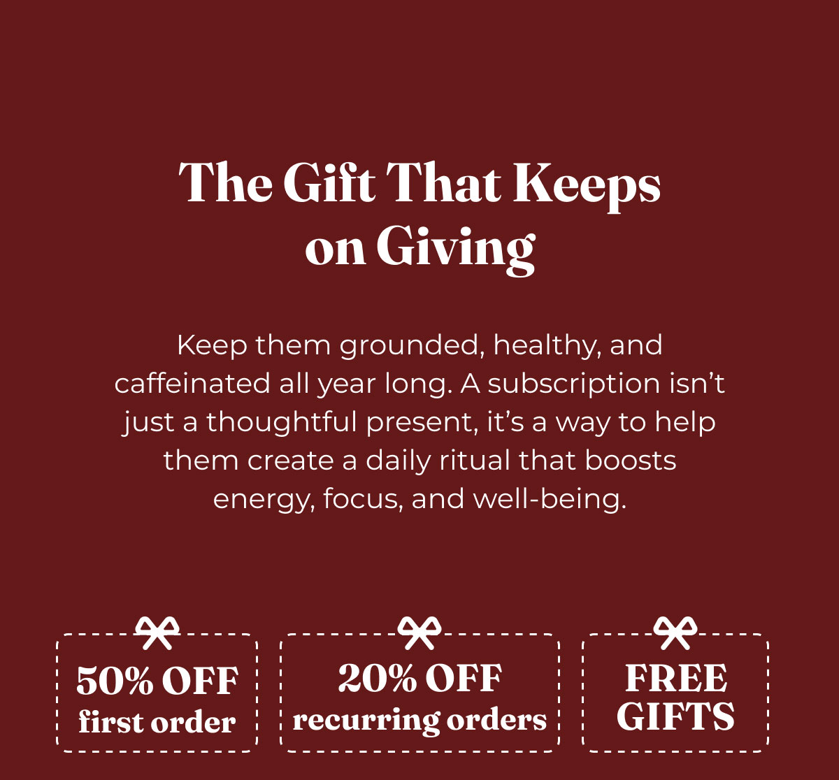 The Gift That Keeps on Giving