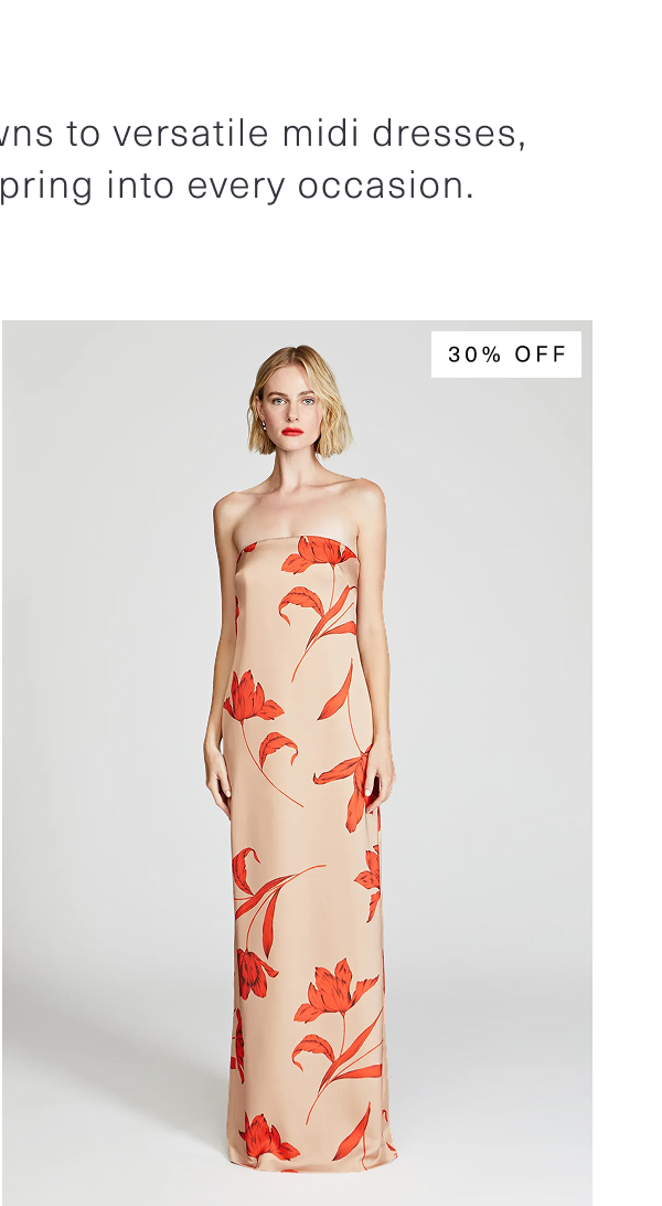 Manuela Strapless Printed Gown (30% Off) 