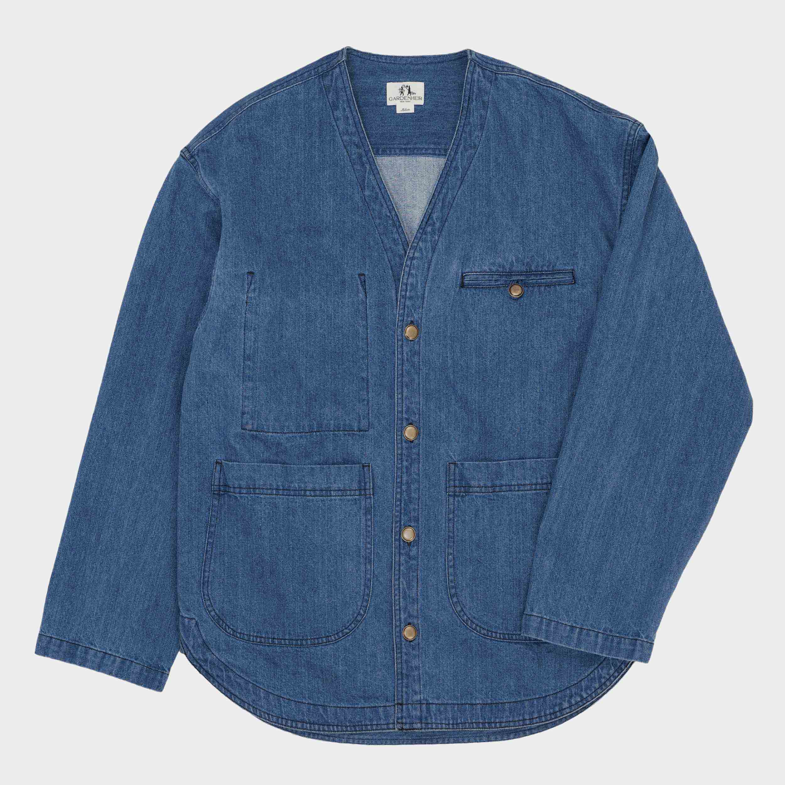 Image of Japanese Denim Easy Gardening Jacket