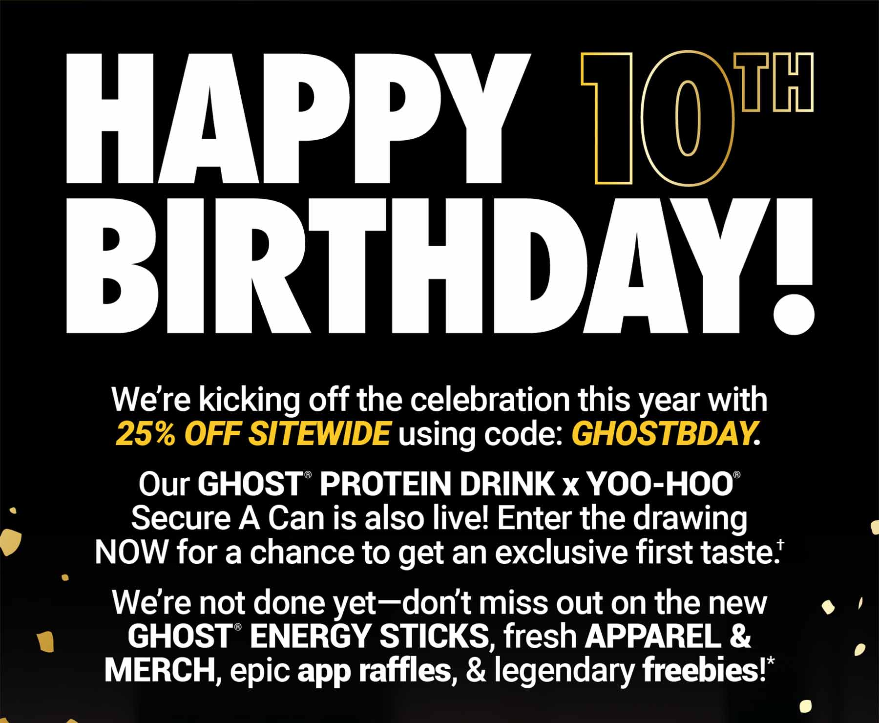 Happy 10th Birthday, GHOST®!