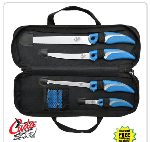 6-Piece Fishing Knife and Sharpener Set - ONLY $39.99 After Rebate*!