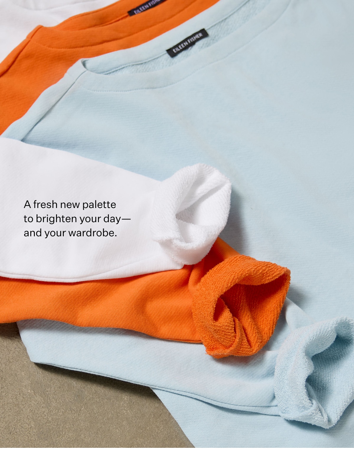 A fresh new palette to brighten your day - and your wardrobe.