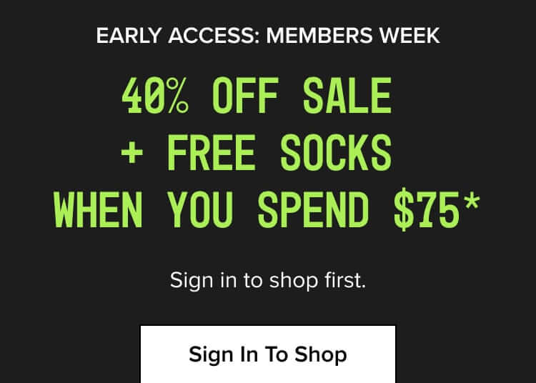 Sign In To Shop