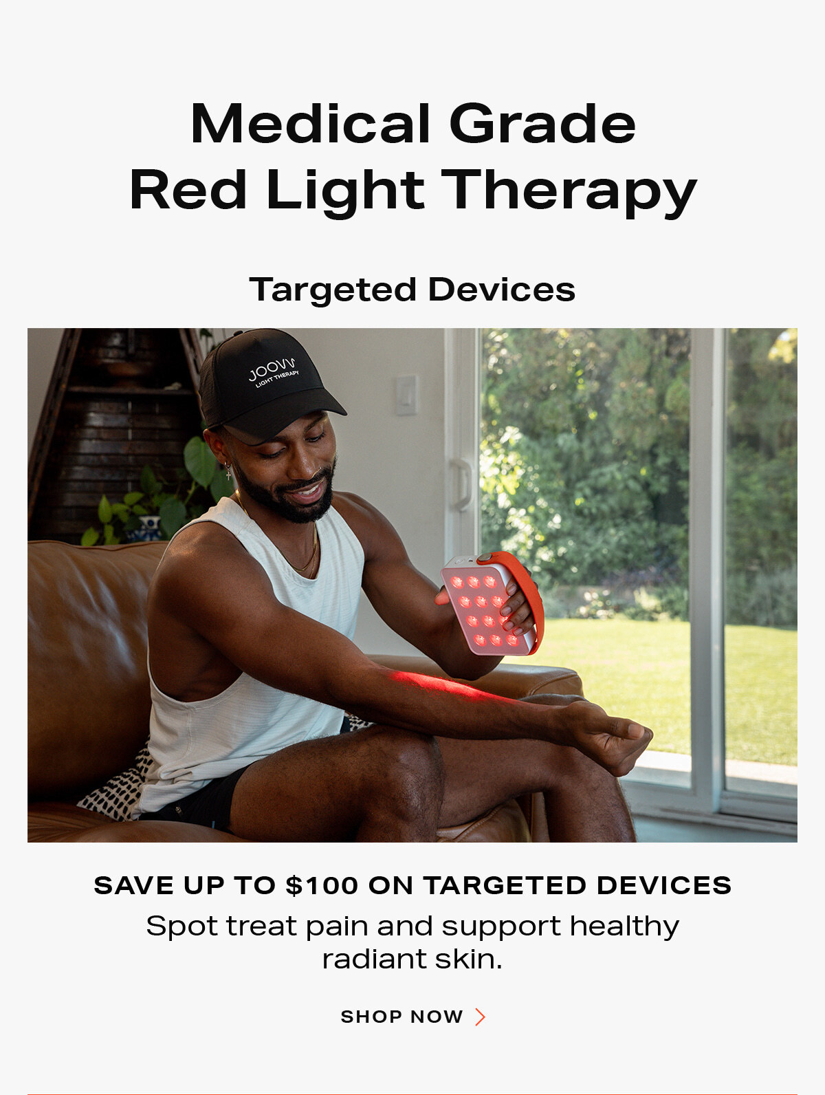 Medical Grade Red Light Therapy - Save up to $100 on targeted devices.
