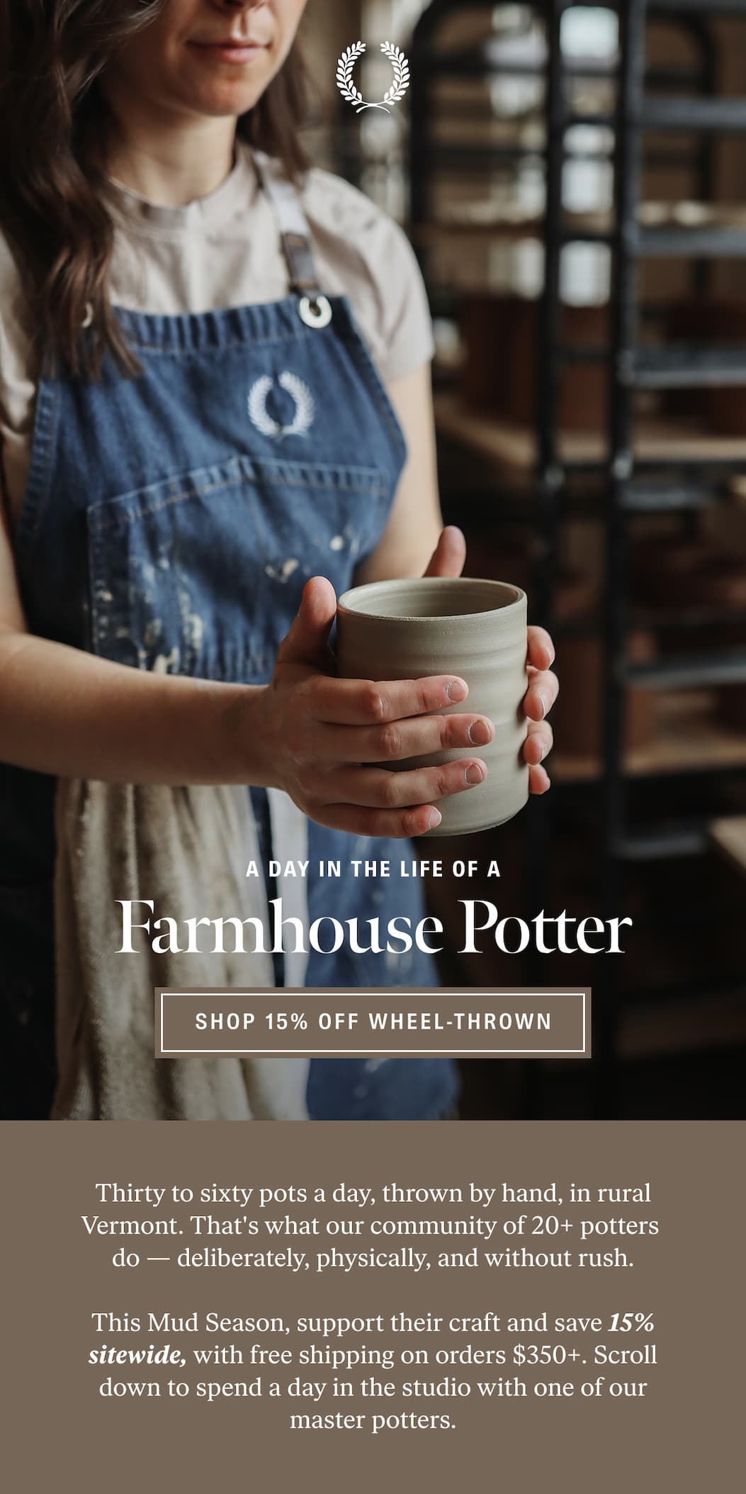 Shop 15% Off Wheel-Thrown