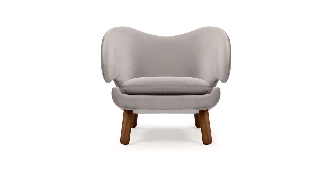 Image of Finn Juhl Pelican Chair - Walnut Legs