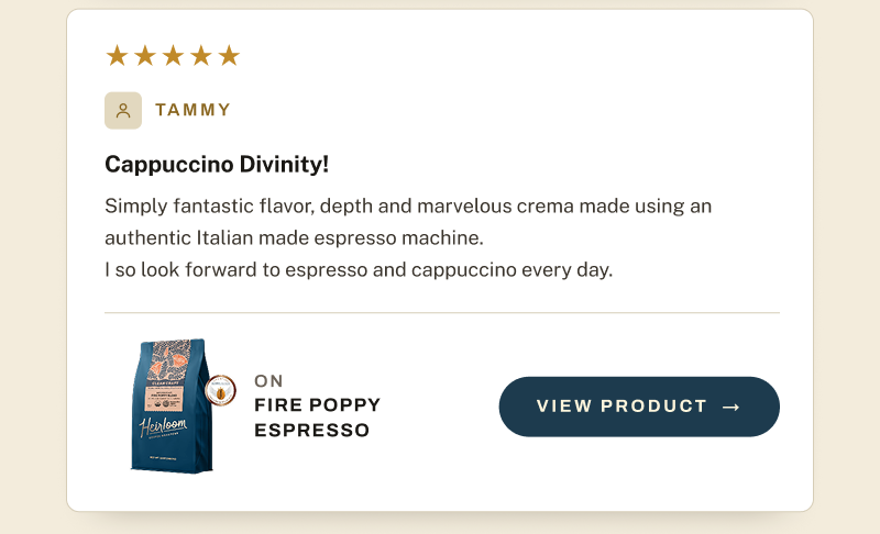 Fire Poppy Espresso