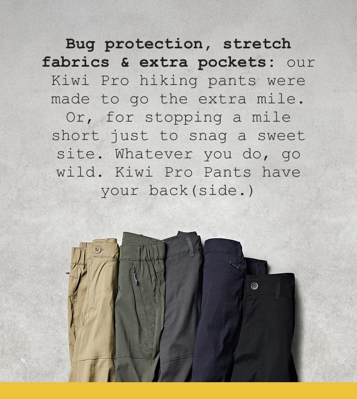 Studio flatlay photo of Kiwi Pro Pants.