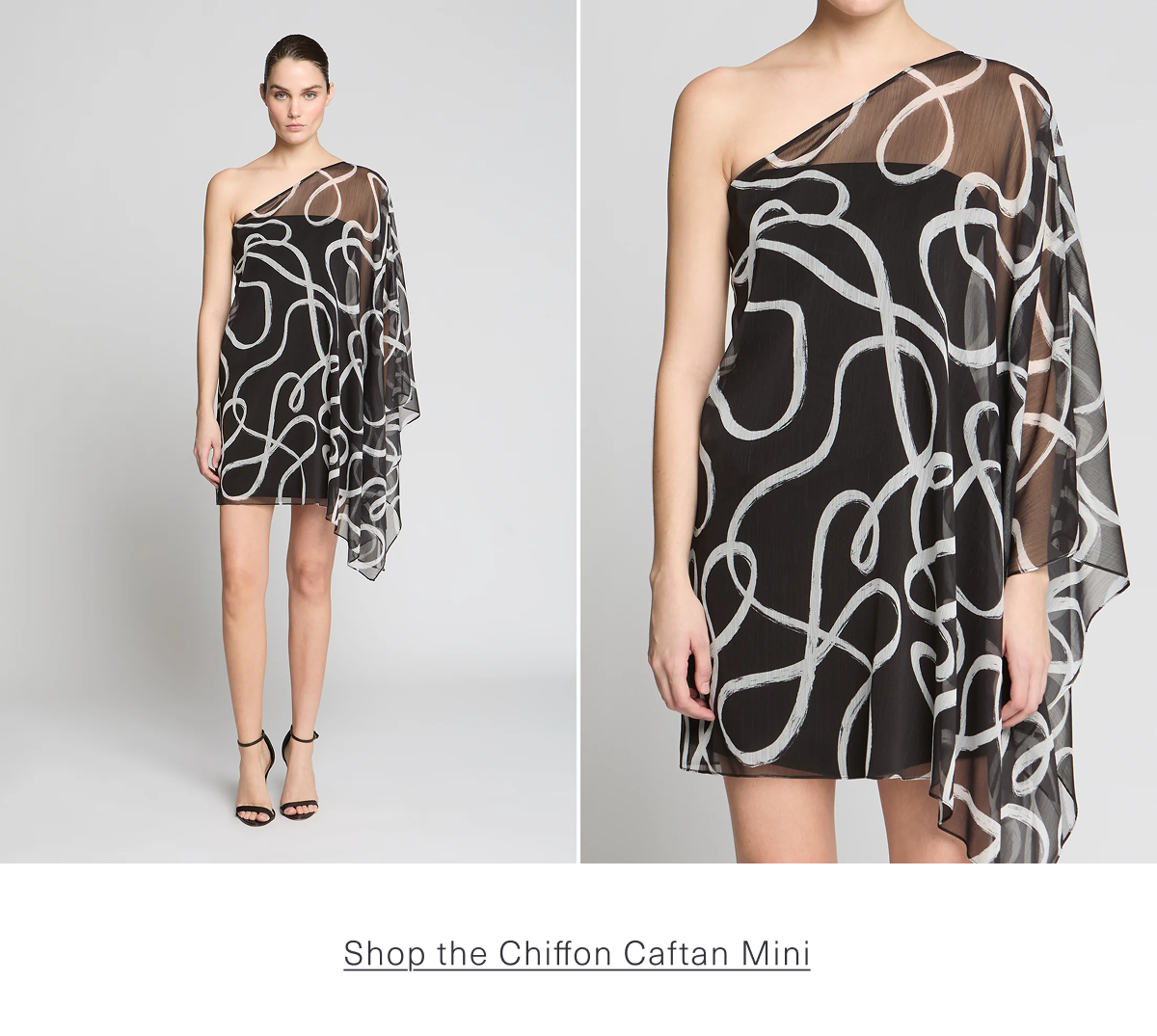 Shop the Chiffon Caftan Mini
