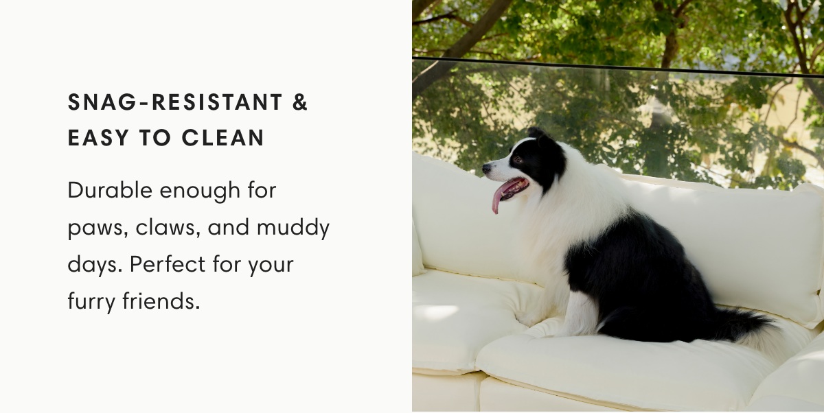 Snag-Resistant & Easy to Clean