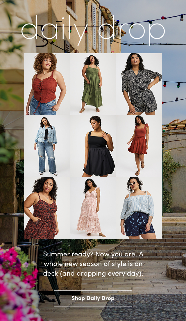 daily drop | Summer read? | Now you are. | A whole new season of style is on deck (and dropping every day). | Shop Daily Drop >