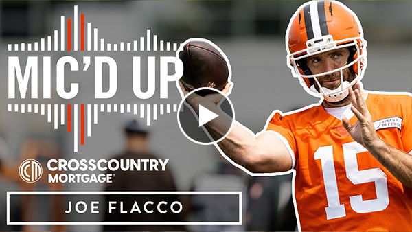 Video: Browns QB Joe Flacco Mic'd Up