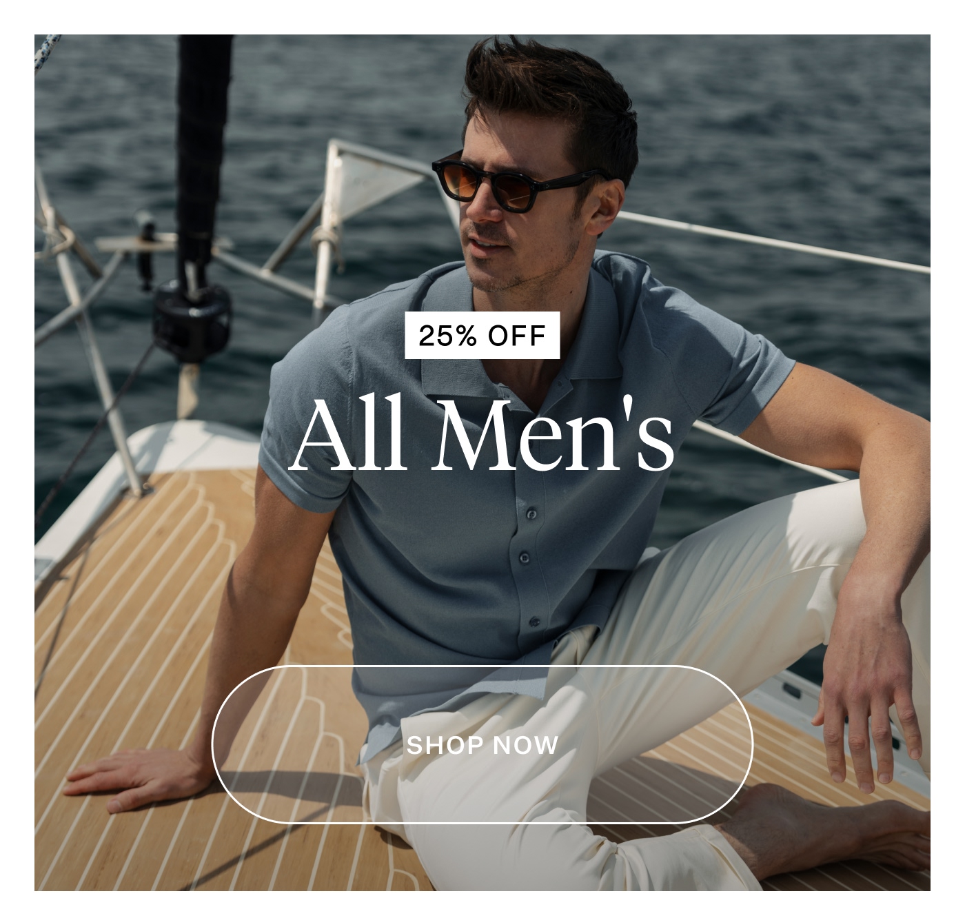 Shop Men's 25% Off Sitewide
