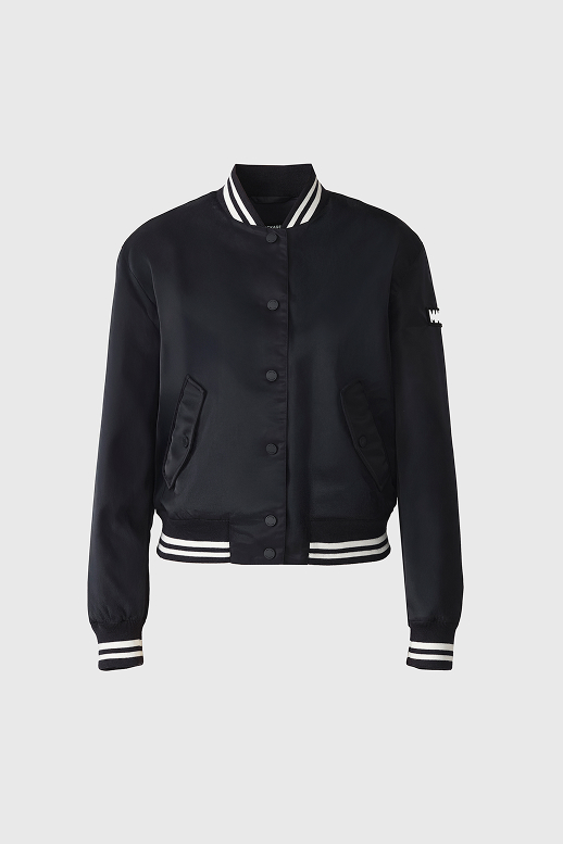 JUNIPER-SACR Satin Bomber Jacket