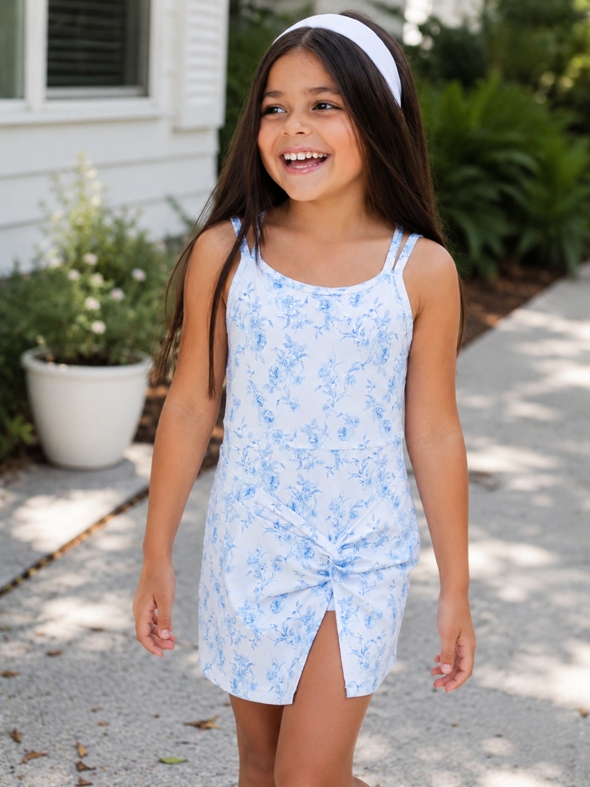 Image of Blue Beauty Floral Dress