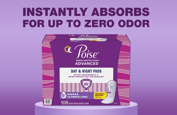 Poise 6 Incontinence Pads, 108-count