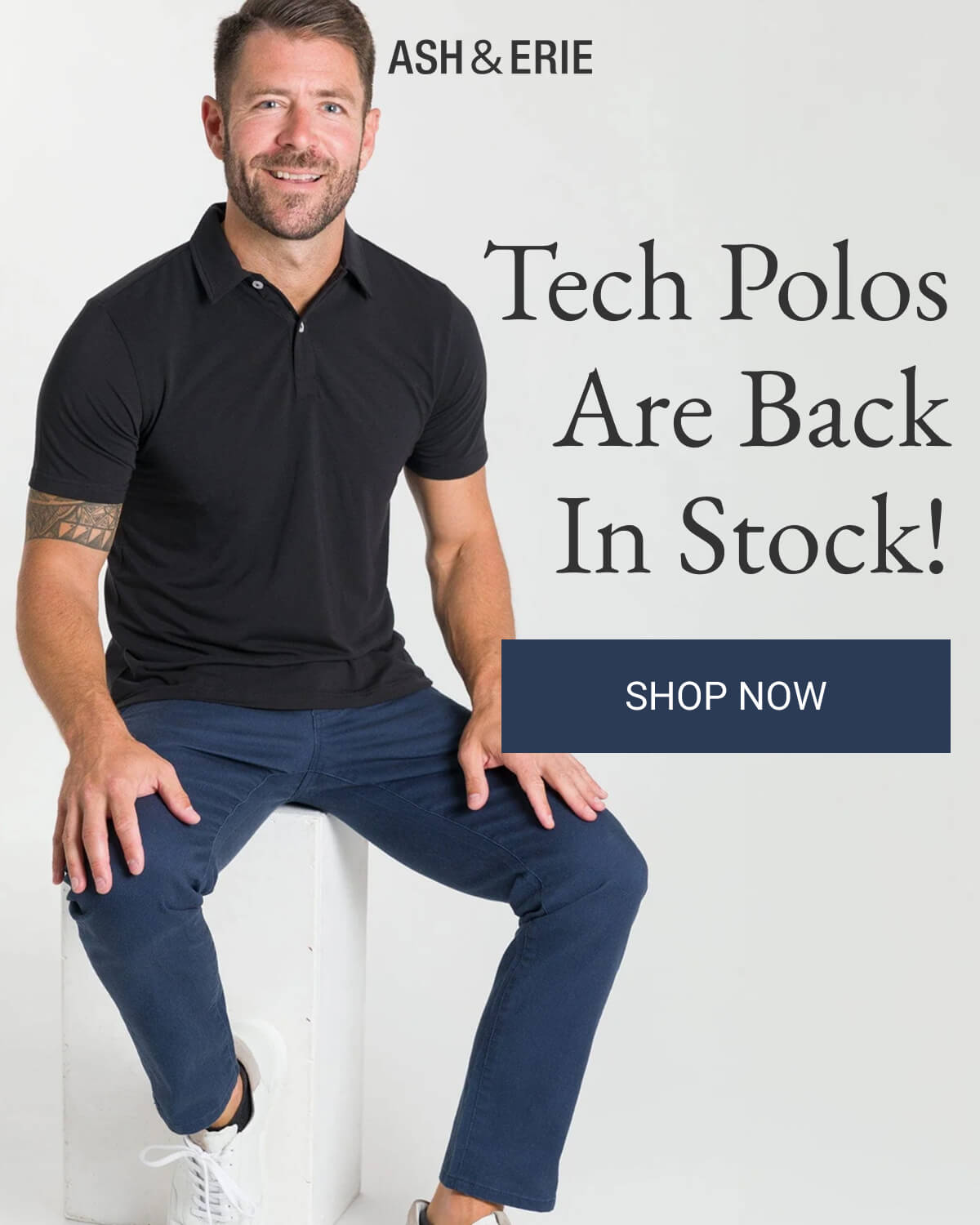 Tech Polos Are Back In Stock!