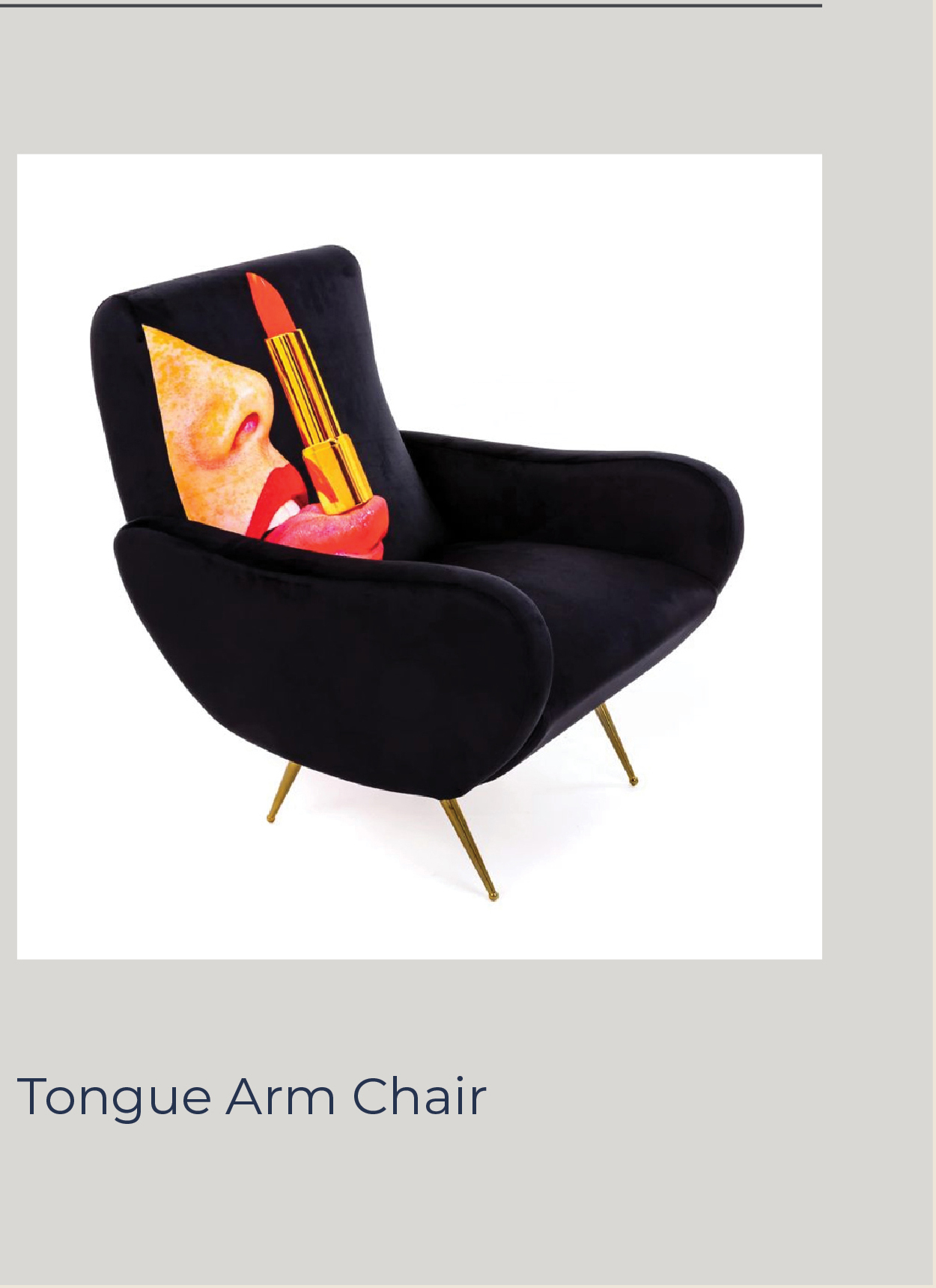 Tongue Arm Chair - Overstock