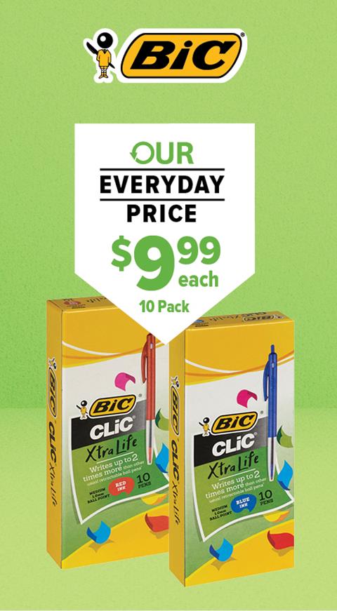 Bic Pens for just $9.99