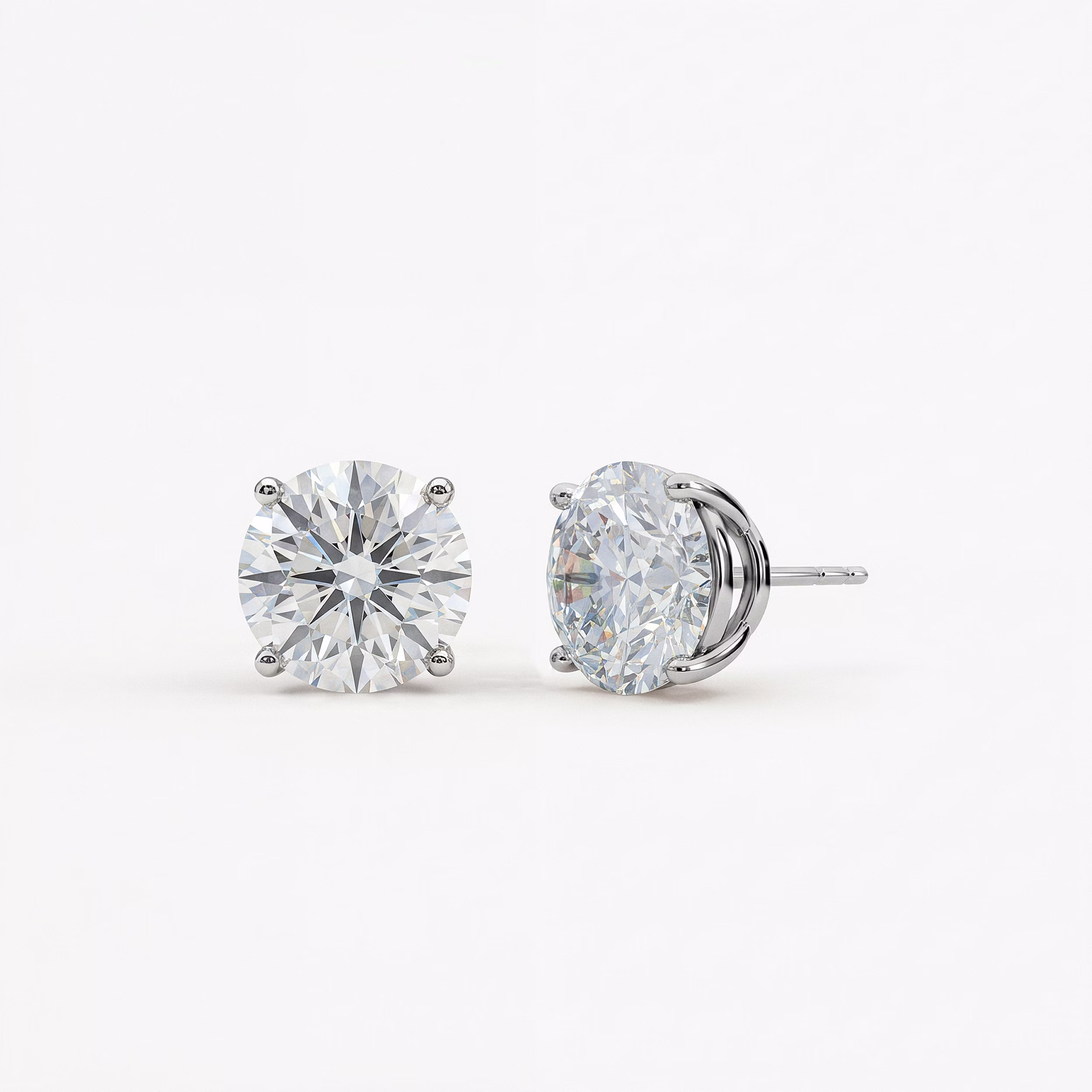 Exclusive Solitaire Studs 2ct WG 