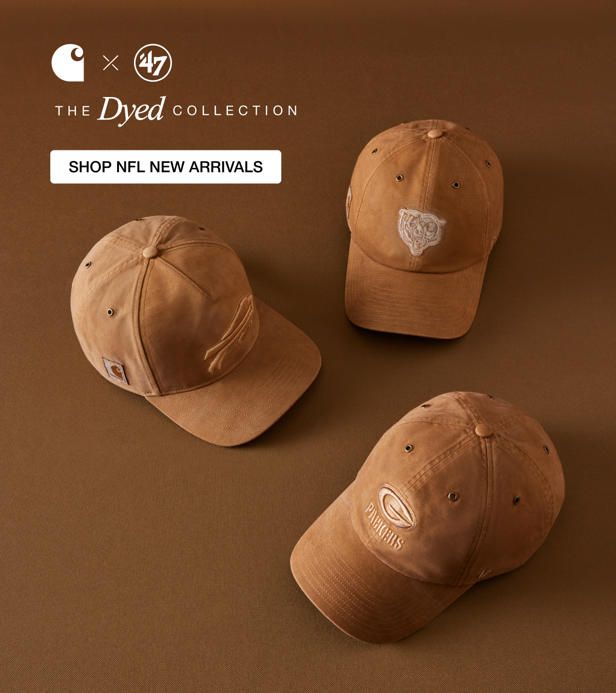 Carhartt x '47 Brand The Dyed Collection | SHOP NFL NEW ARRIVALS