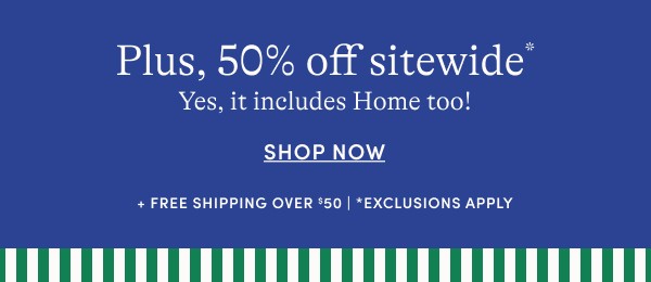 50% off sitewide